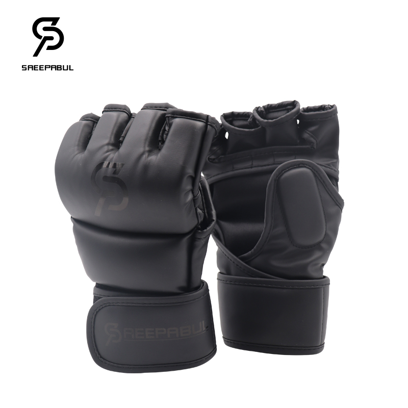 Boxing Glove Set - Professional MMA Half-Finger Fighting Boxing Gloves