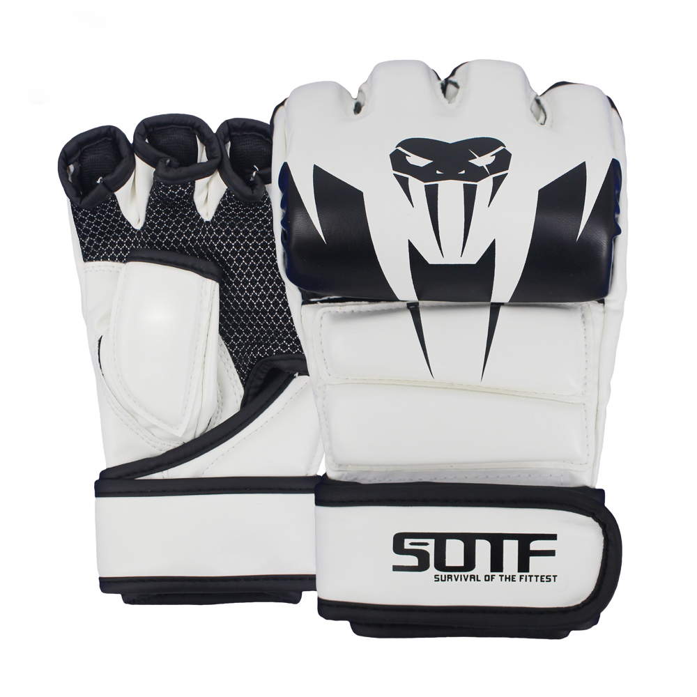 Boxing Glove Set - SOTF white MMA Venomous snake Multicolor