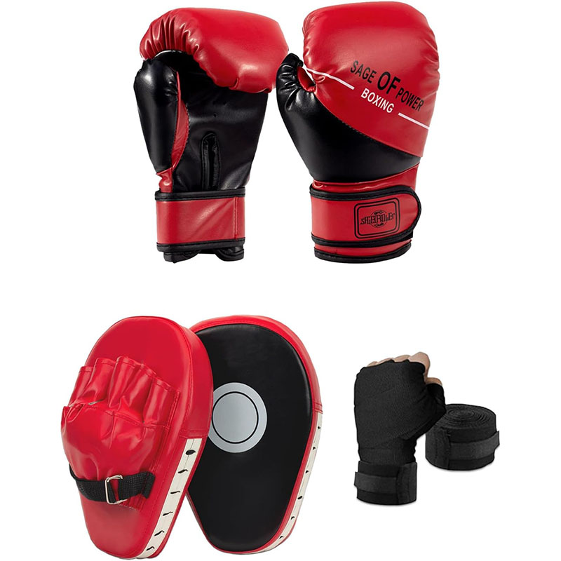 3-in-1 Boxing Gloves and Punch - Boxing Glove Set ulasan dan harga