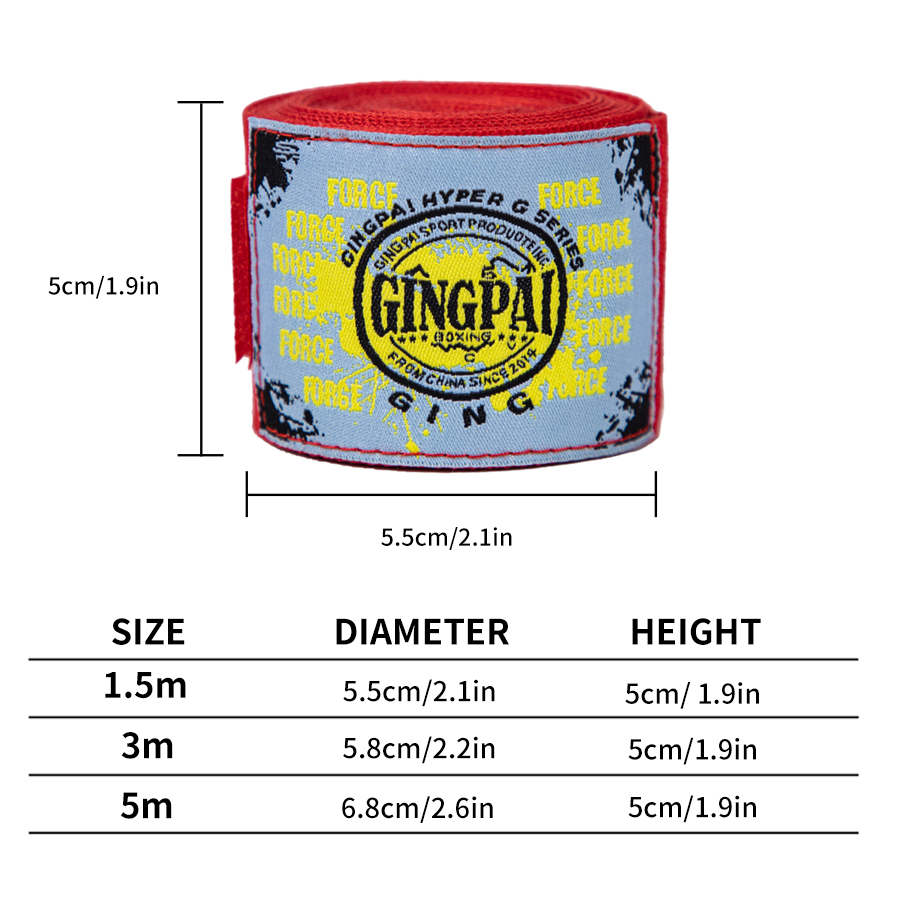 1 Pair 1.5/3/5M Cotton Boxing  - Boxing Glove Set ulasan dan harga