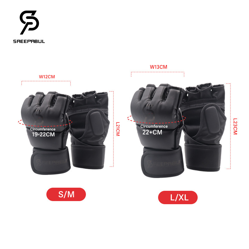 Professional MMA Half-Finger F - Boxing Glove Set ulasan dan harga