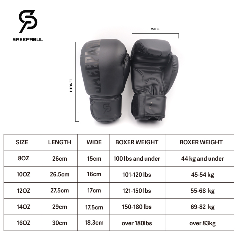 Boxing Gloves 8 10 12 14 16OZ  - Boxing Glove Set ulasan dan harga