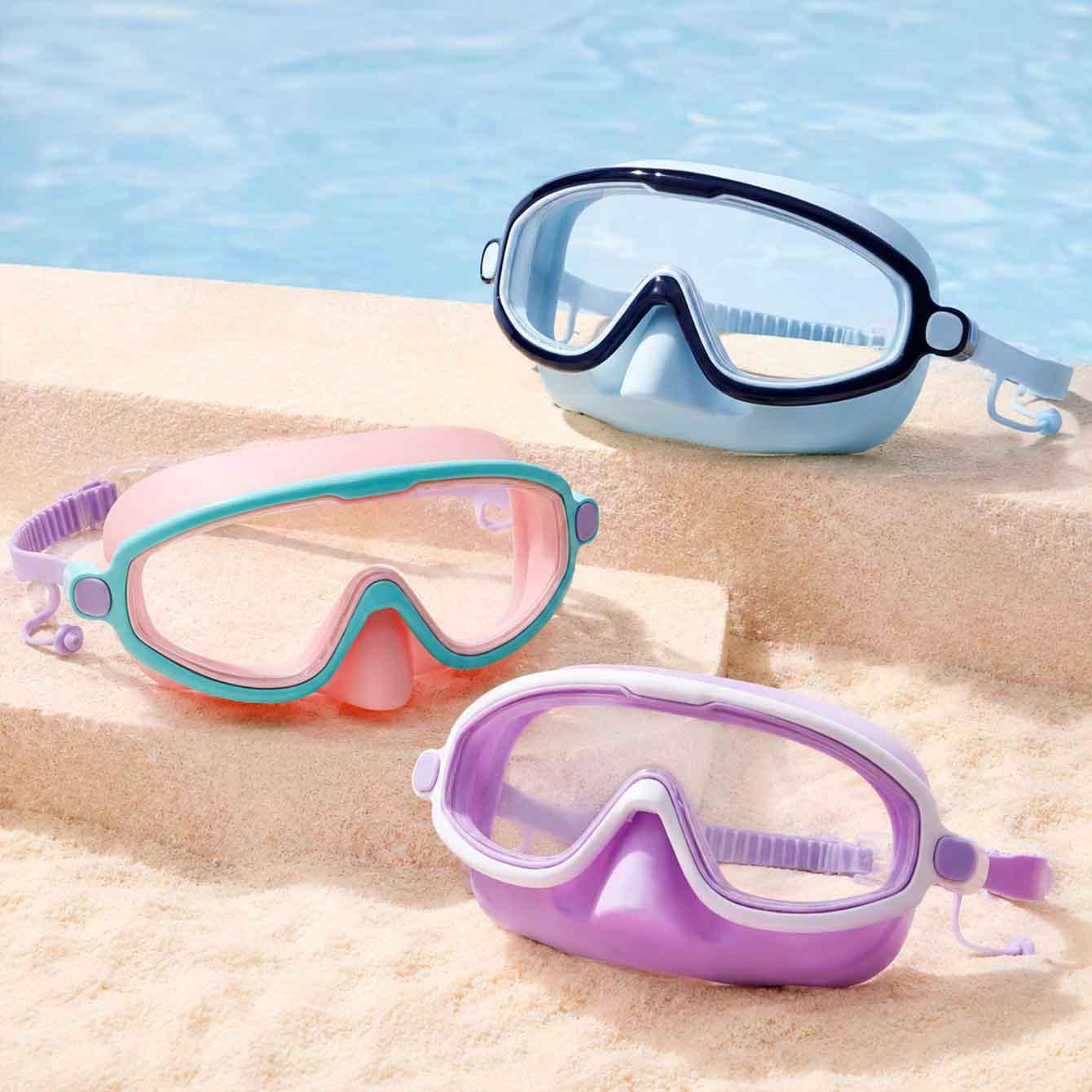 High Definition Anti-Fog Kids  - Swimming Goggles Anti Fog ulasan dan harga