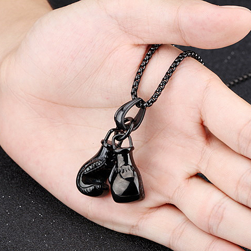 Vintage Boxing Gloves Pendant  - Boxing Glove Set ulasan dan harga