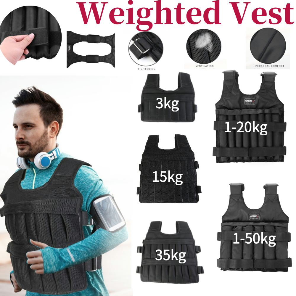3/15/35kg Workout Weight Jacke - Sports Equipment Club ulasan dan harga