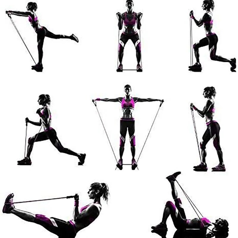 Resistance Bands With Handles, - Sports Equipment Club ulasan dan harga