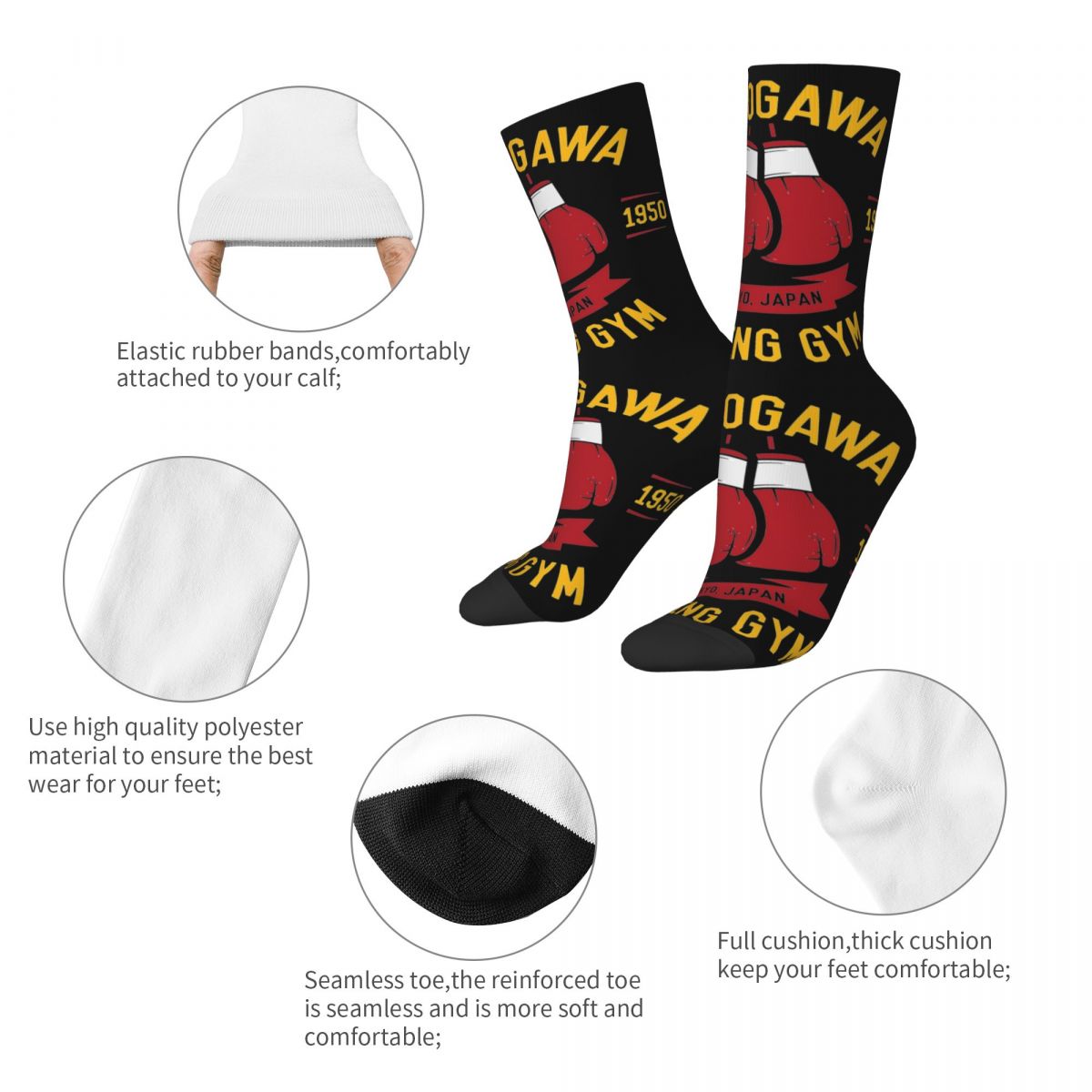 New Male Men Socks Casual Haji - Boxing Glove Set ulasan dan harga