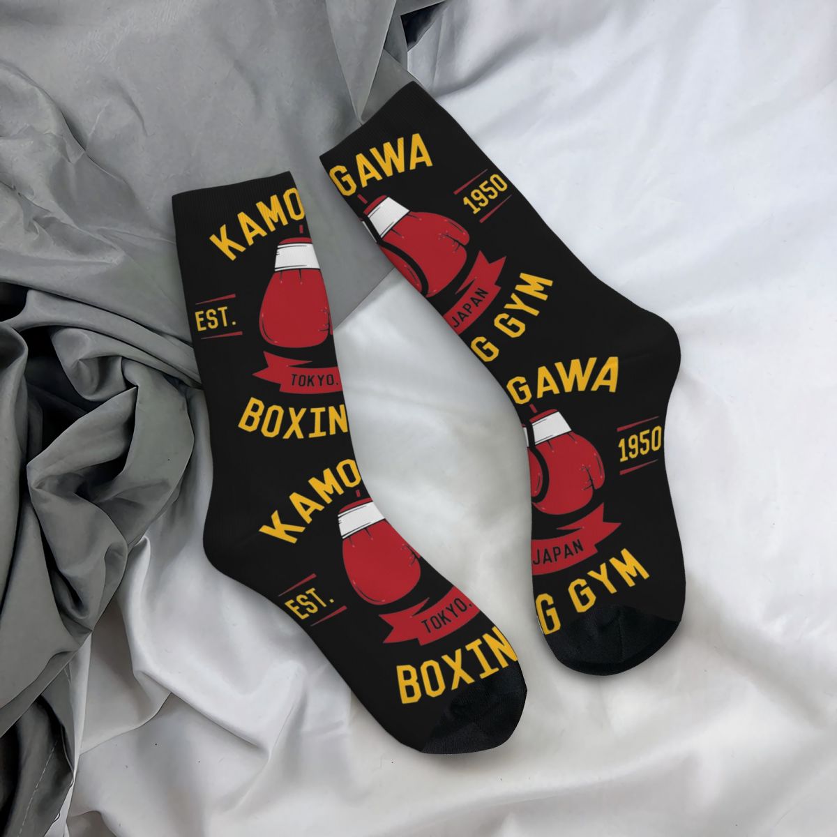 New Male Men Socks Casual Haji - Boxing Glove Set ulasan dan harga