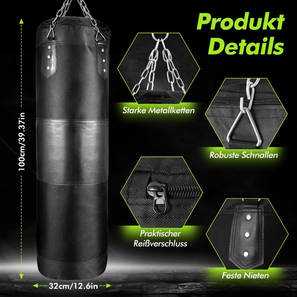 Punching Bag for Adults Leathe - Boxing Glove Set ulasan dan harga