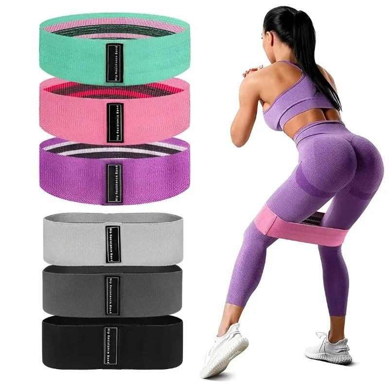 3Pcs Fabric Resistance Hip Boo - Sports Equipment Club ulasan dan harga