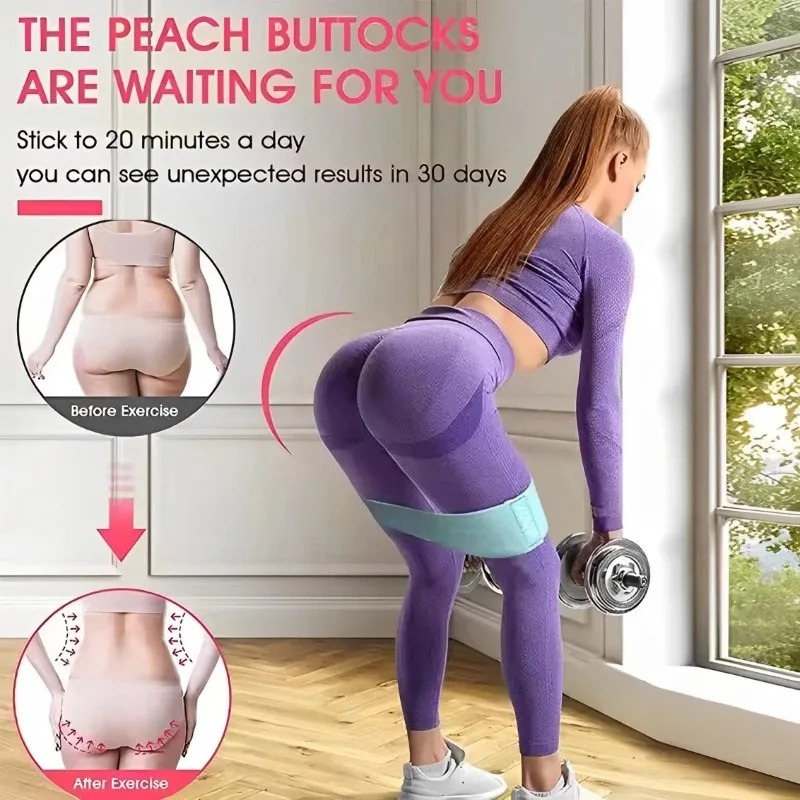3Pcs Fabric Resistance Hip Boo - Sports Equipment Club ulasan dan harga