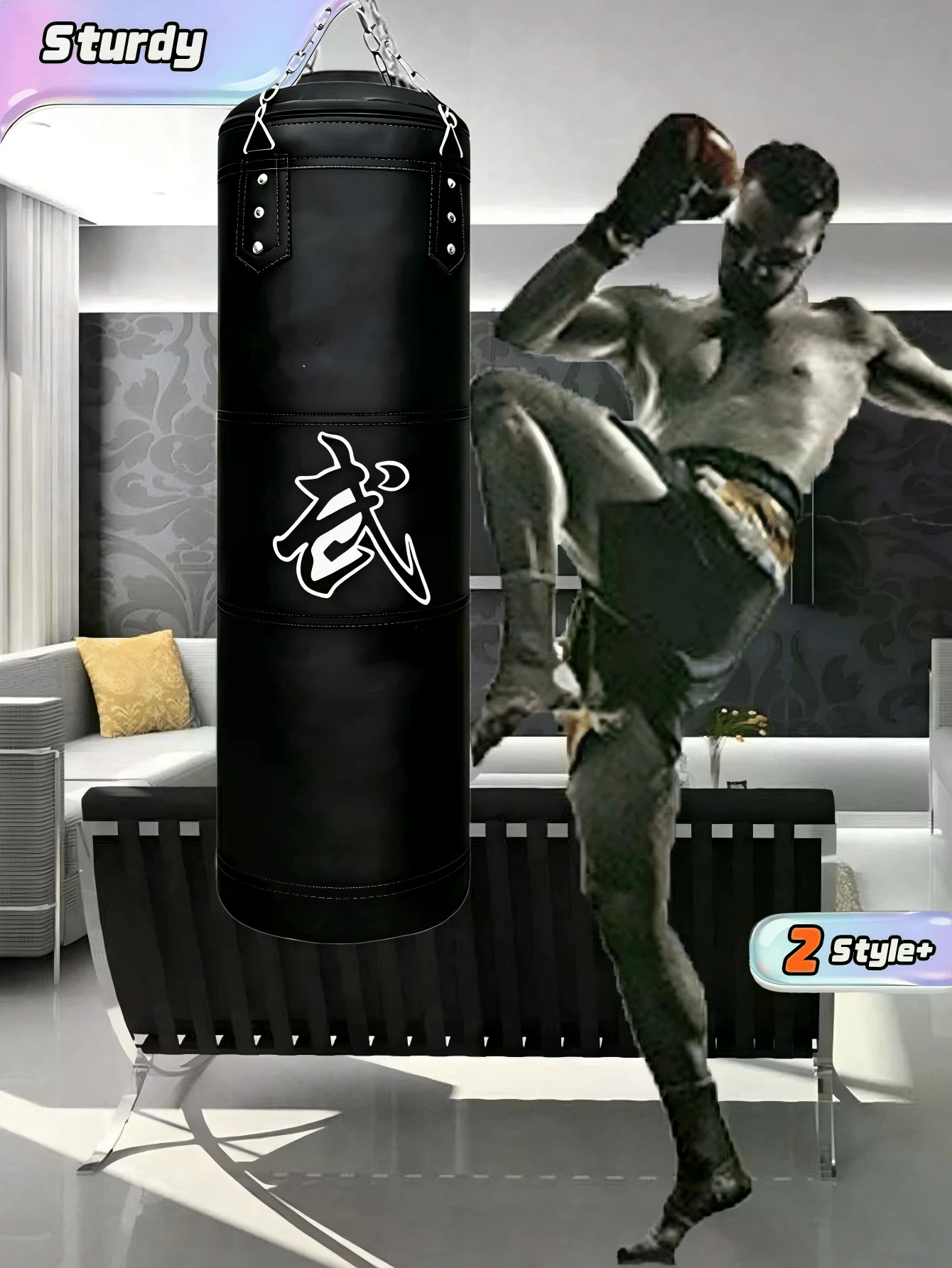 A Set of Hanging Boxing Bags f - Boxing Glove Set ulasan dan harga