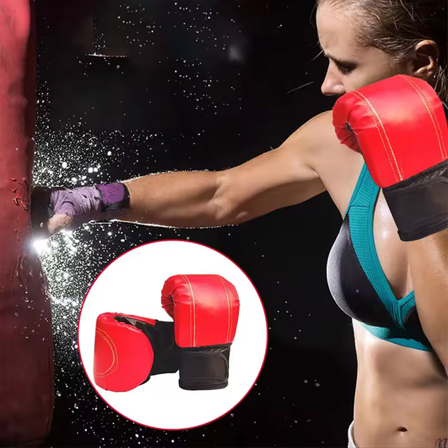 1 Pair Boxing Gloves for Adult - Boxing Glove Set ulasan dan harga